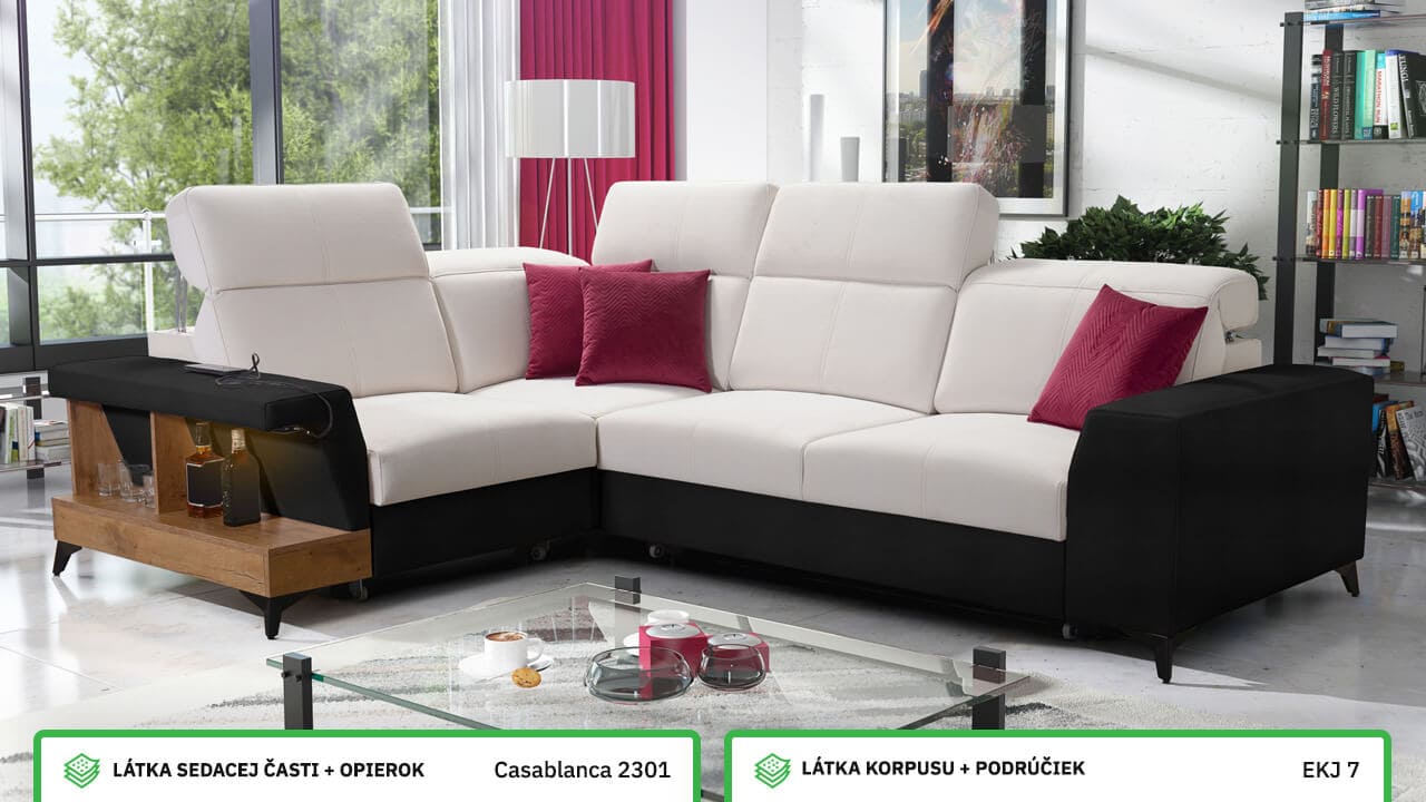 Rohová sedačka BELUTI II Farebné prevedenie