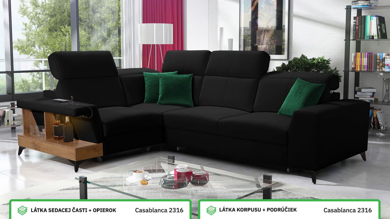 Rohová sedačka BELUTI II Farebné prevedenie