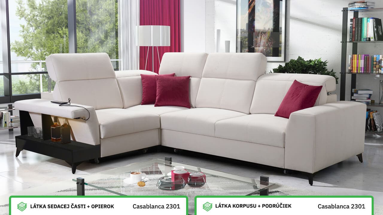 Rohová sedačka BELUTI II Farebné prevedenie