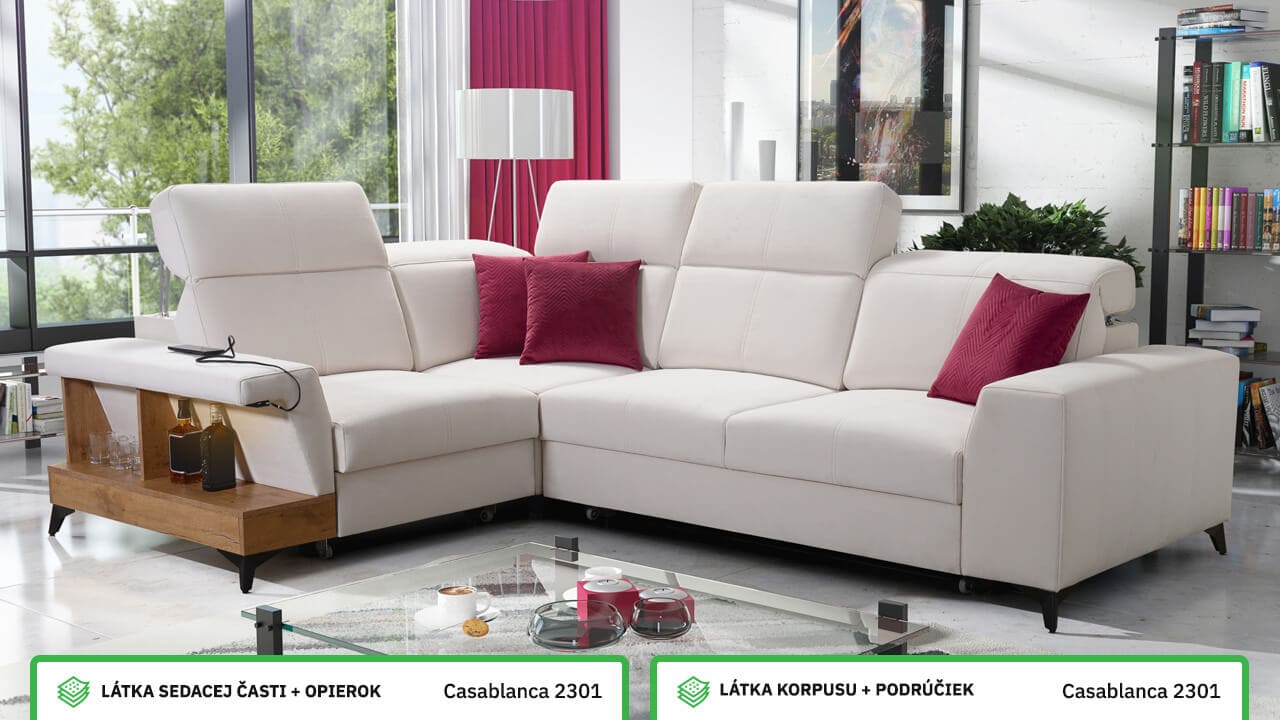 Rohová sedačka BELUTI II Farebné prevedenie