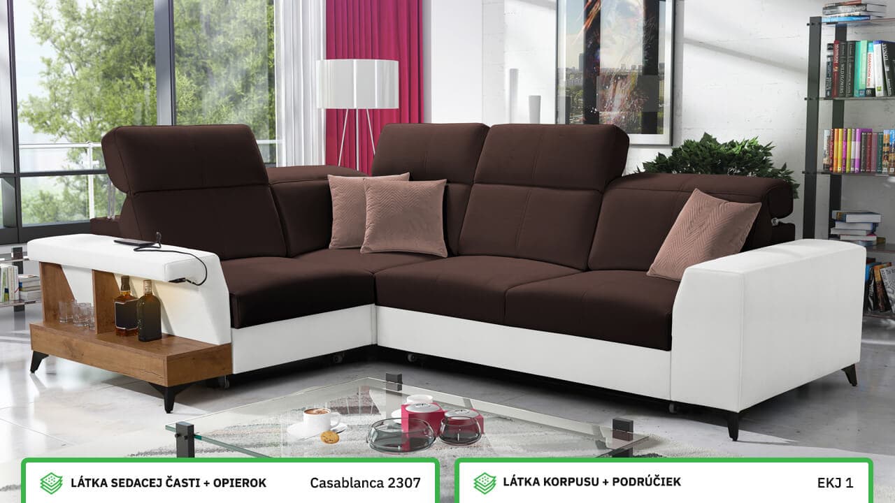 Rohová sedačka BELUTI II Farebné prevedenie