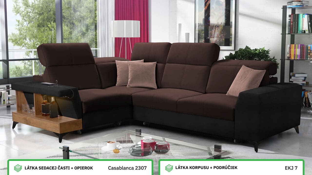 Rohová sedačka BELUTI II Farebné prevedenie