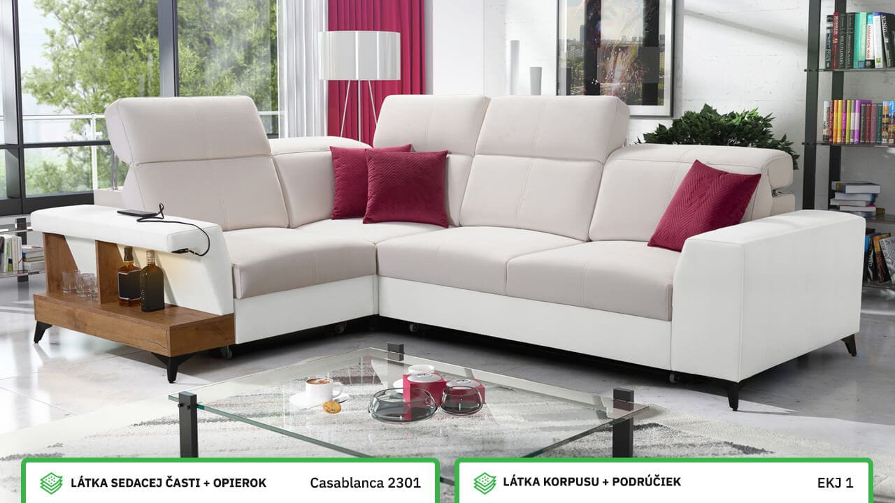 Rohová sedačka BELUTI II Farebné prevedenie