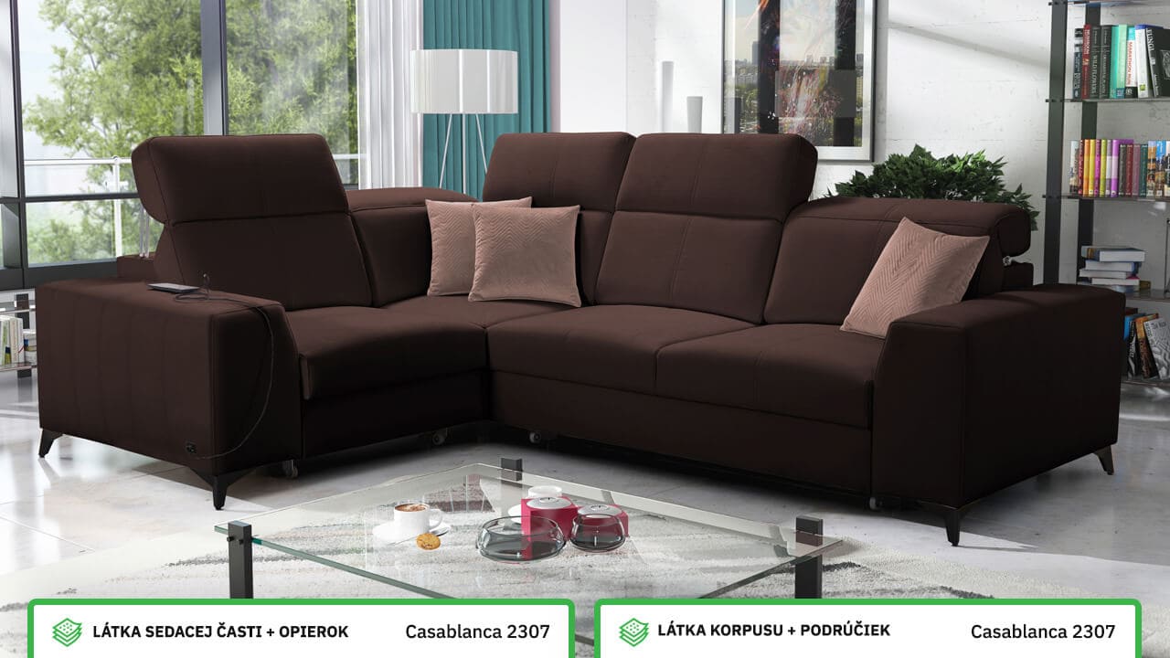 Rohová sedačka BELUTI II MIX Farebné prevedenie