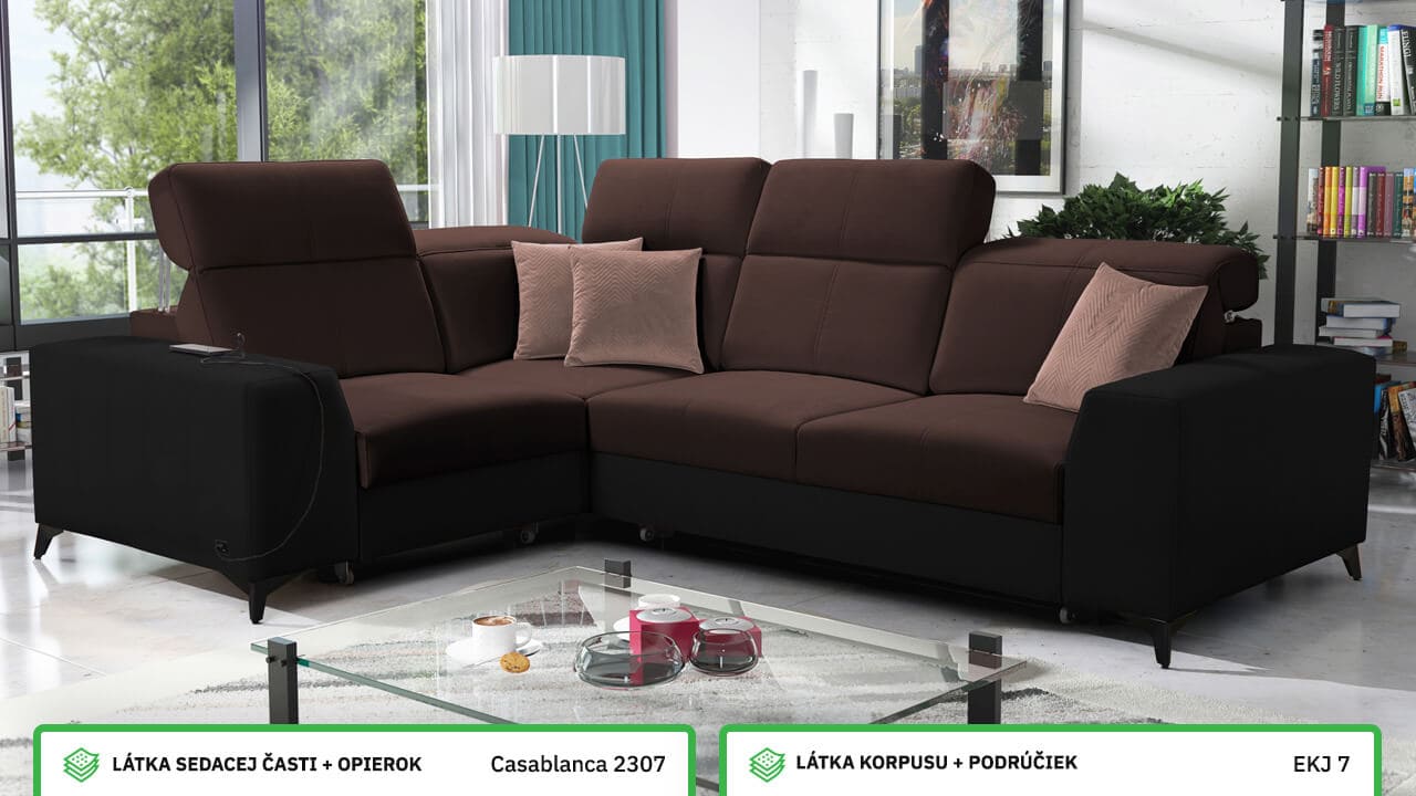 Rohová sedačka BELUTI II MIX Farebné prevedenie