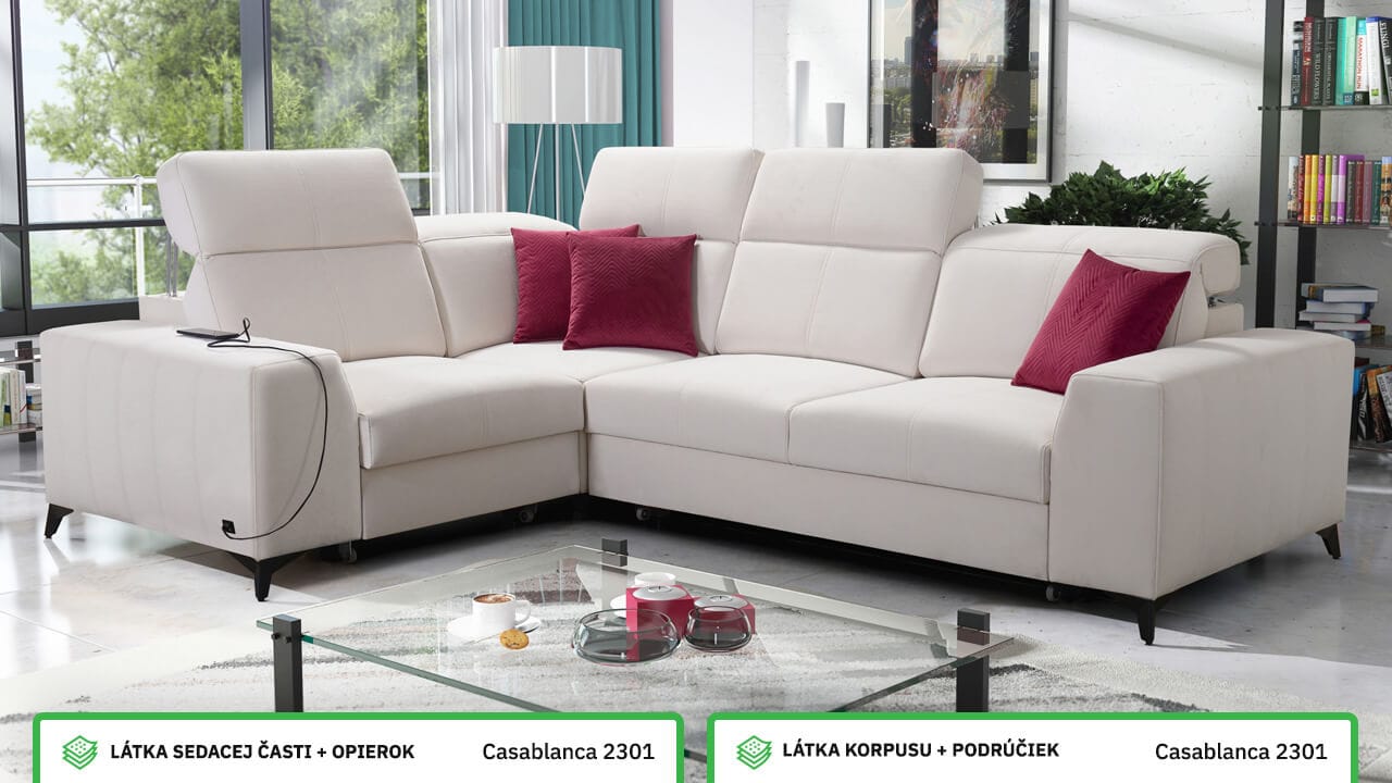 Rohová sedačka BELUTI II MIX Farebné prevedenie