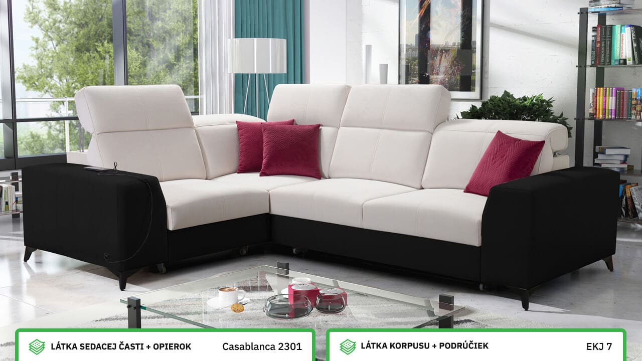 Rohová sedačka BELUTI II MIX Farebné prevedenie