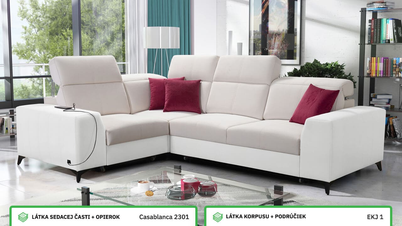 Rohová sedačka BELUTI II MIX Farebné prevedenie