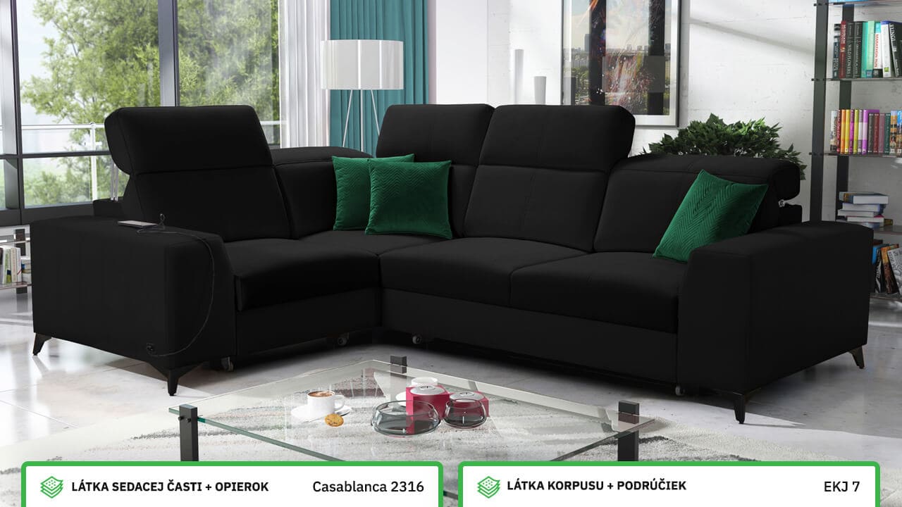 Rohová sedačka BELUTI II MIX Farebné prevedenie