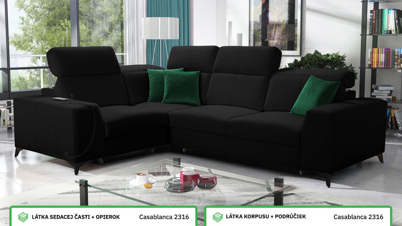 Rohová sedačka BELUTI II MIX Farebné prevedenie