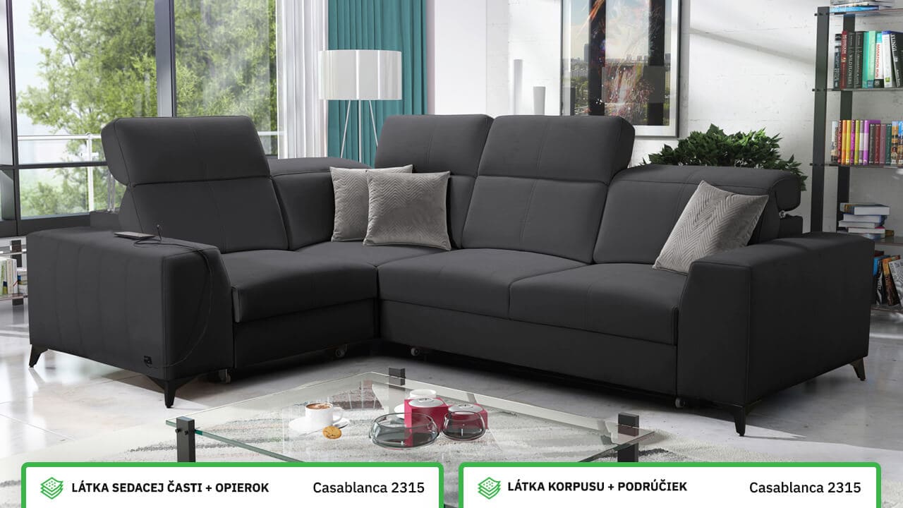 Rohová sedačka BELUTI II MIX Farebné prevedenie