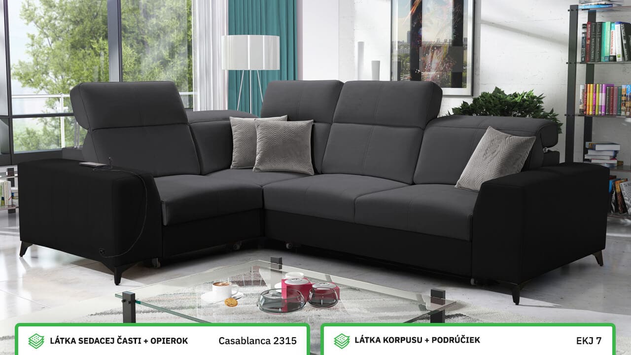 Rohová sedačka BELUTI II MIX Farebné prevedenie