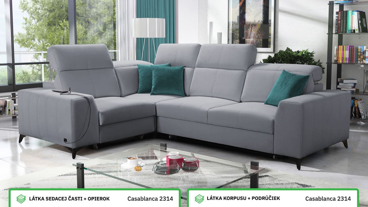 Rohová sedačka BELUTI II MIX Farebné prevedenie