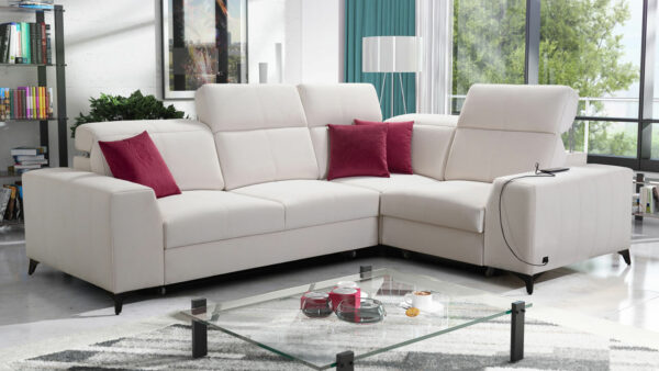 Rohová sedačka BELUTI II MIX Pravý roh