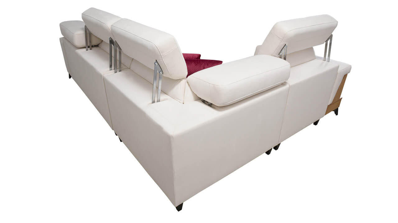 Rohová sedačka BELUTI II Pohľad zozadu