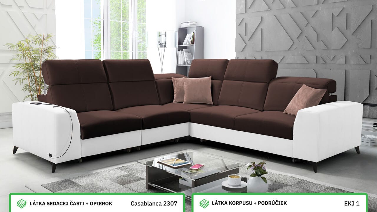 Rohová sedačka BELUTI III MIX Farebné prevedenie