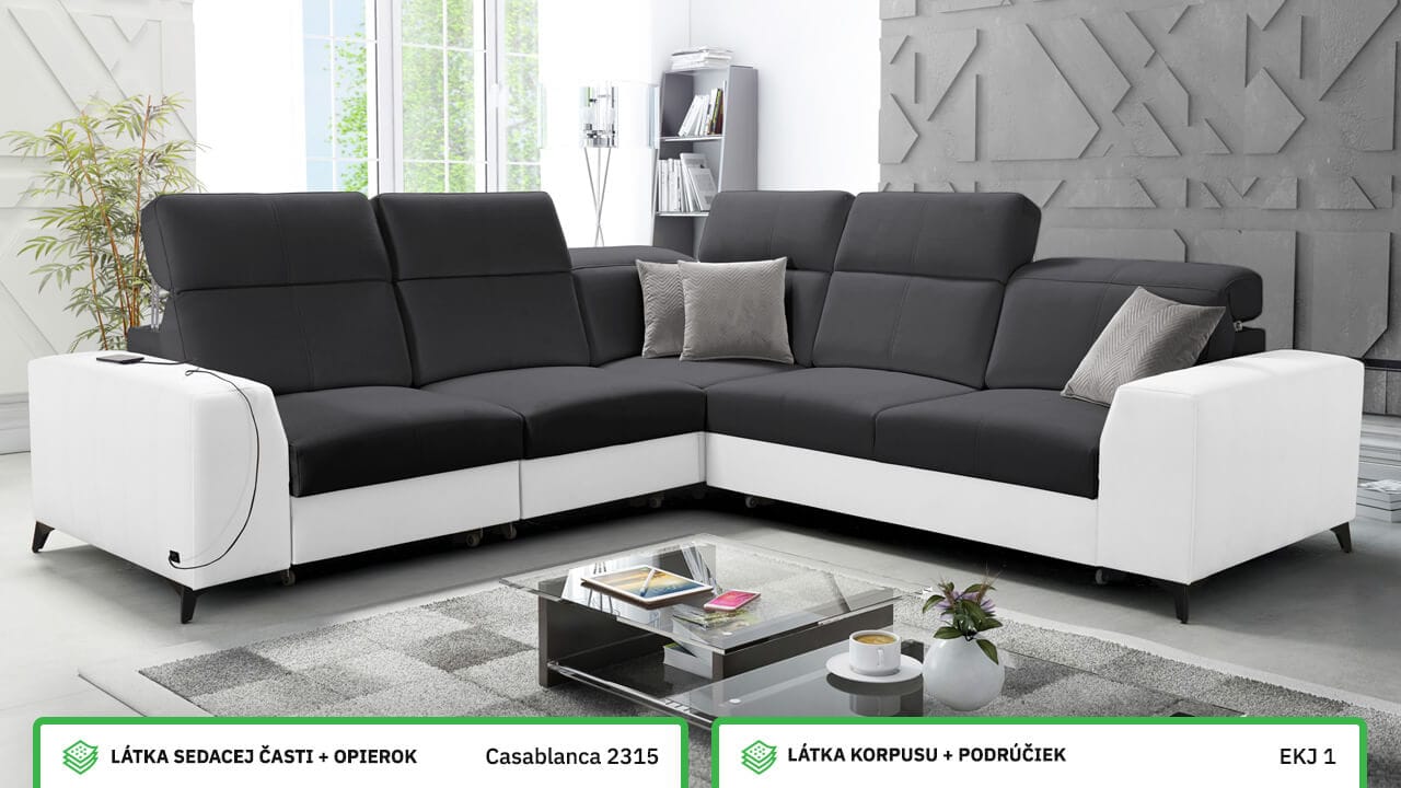 Rohová sedačka BELUTI III MIX Farebné prevedenie