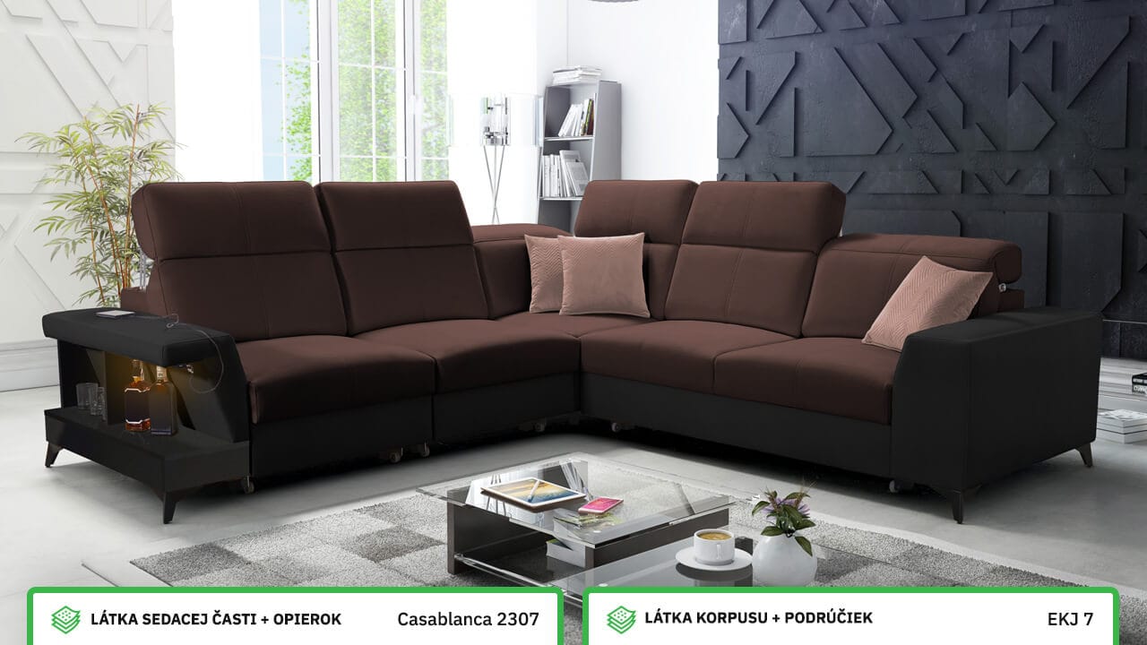 Rohová sedačka BELUTI III Farebné prevedenie