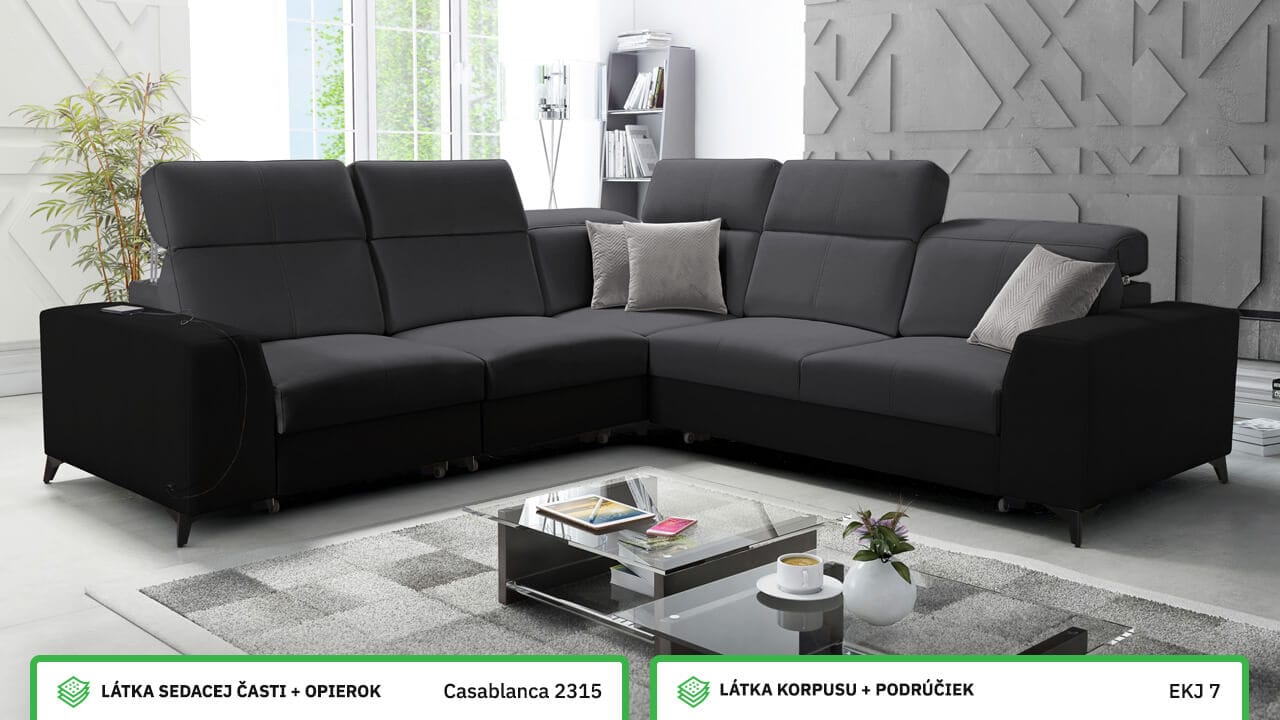 Rohová sedačka BELUTI III MIX Farebné prevedenie