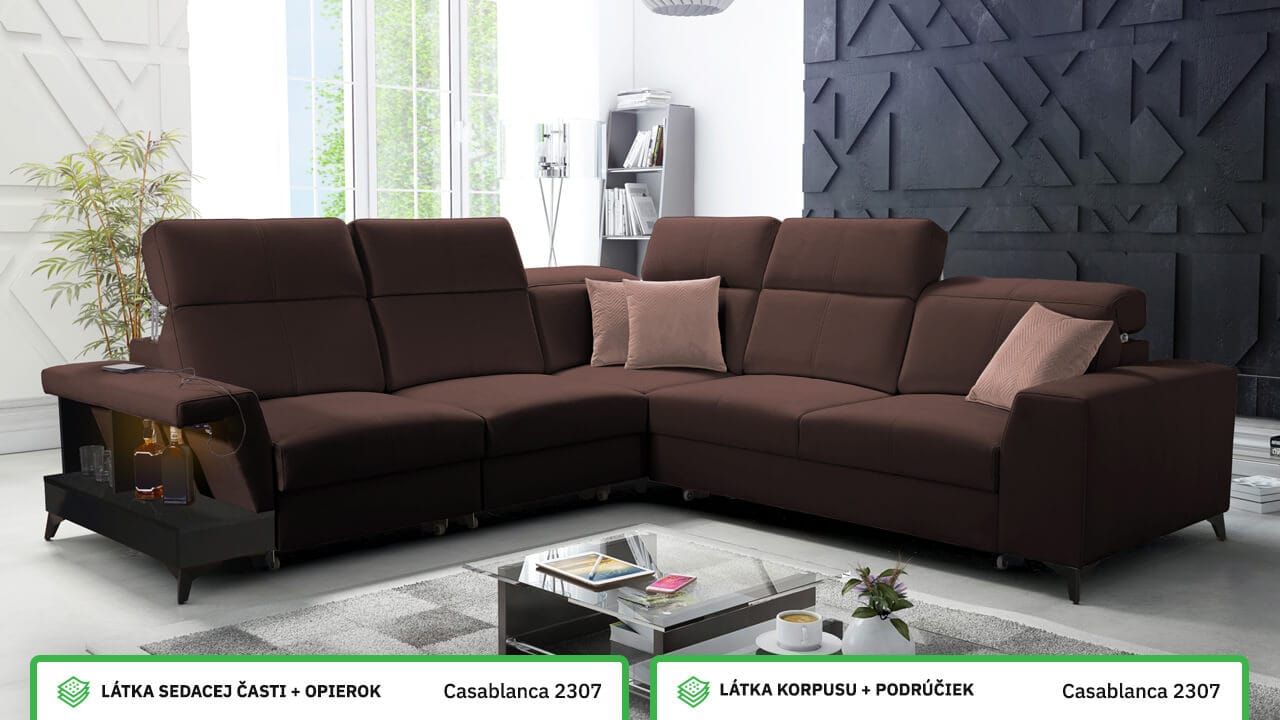 Rohová sedačka BELUTI III Farebné prevedenie