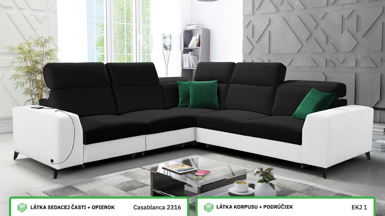 Rohová sedačka BELUTI III MIX Farebné prevedenie