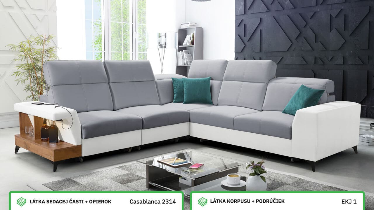 Rohová sedačka BELUTI III Farebné prevedenie