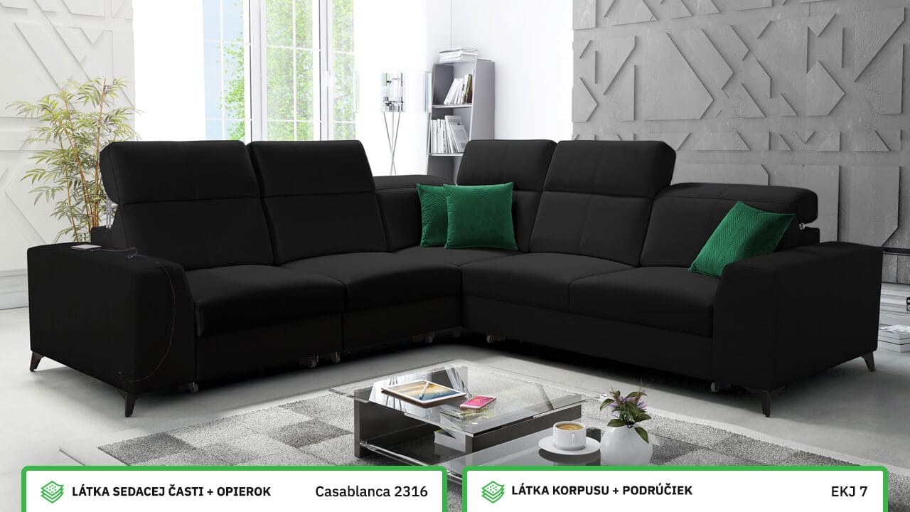 Rohová sedačka BELUTI III MIX Farebné prevedenie