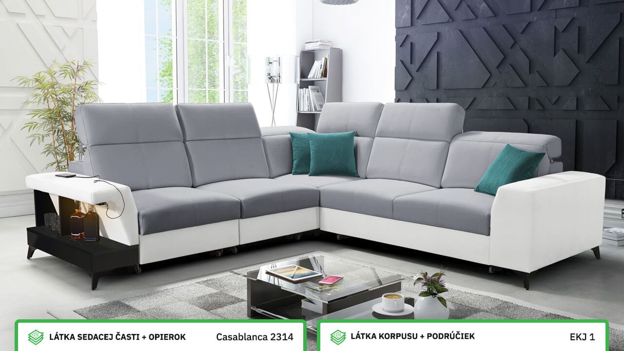 Rohová sedačka BELUTI III Farebné prevedenie