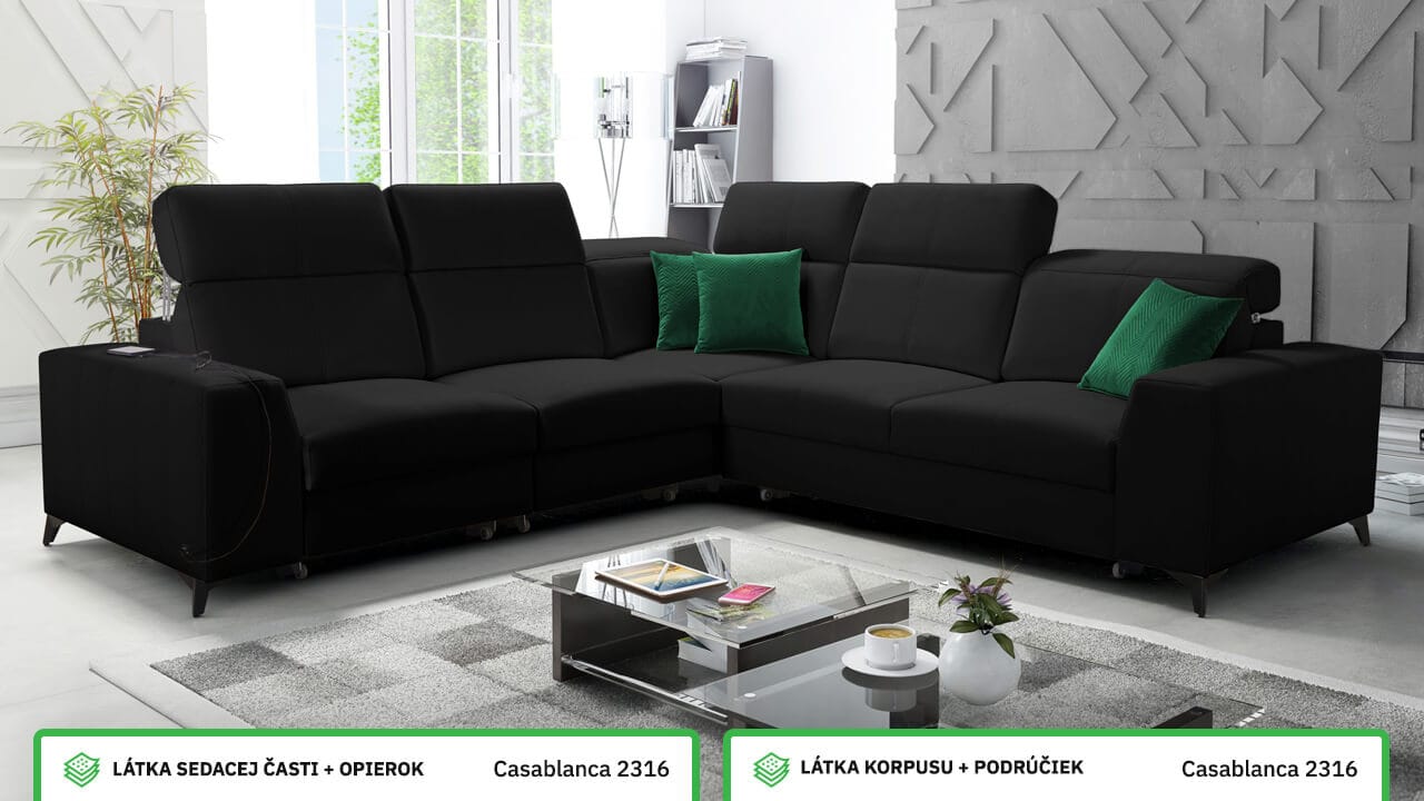 Rohová sedačka BELUTI III MIX Farebné prevedenie