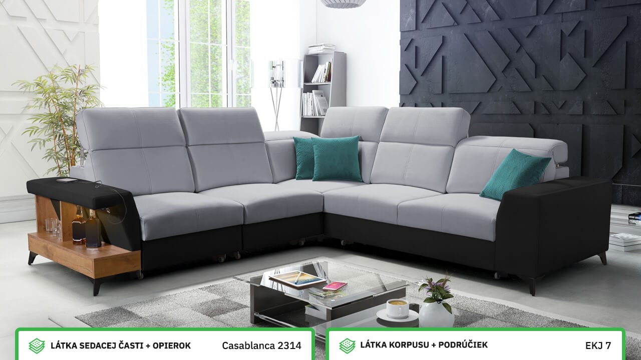 Rohová sedačka BELUTI III Farebné prevedenie