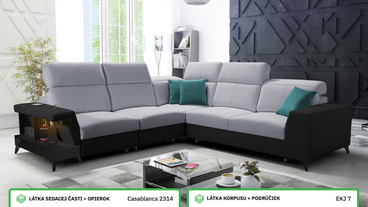 Rohová sedačka BELUTI III Farebné prevedenie