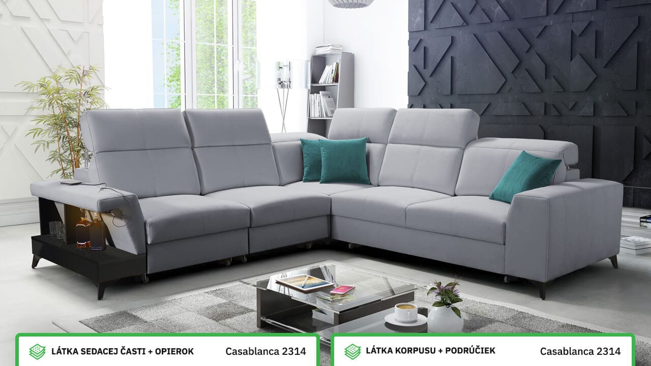 Rohová sedačka BELUTI III Farebné prevedenie