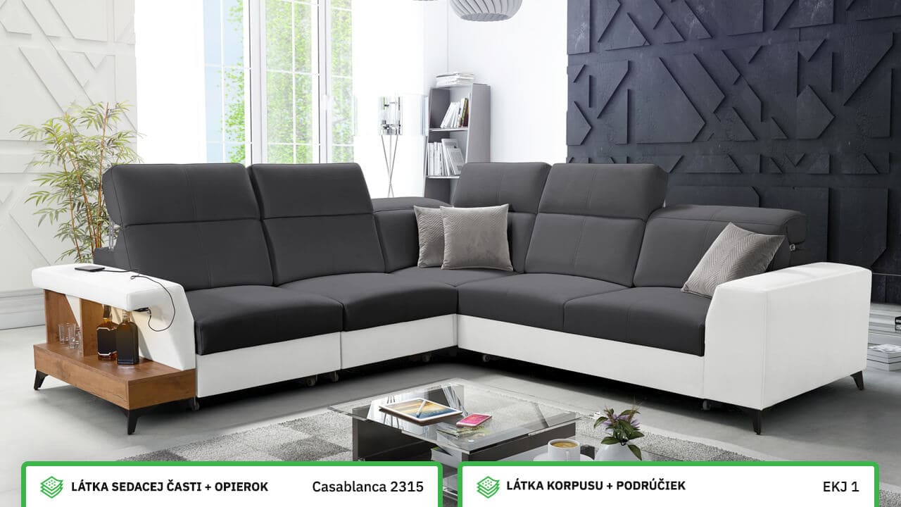 Rohová sedačka BELUTI III Farebné prevedenie