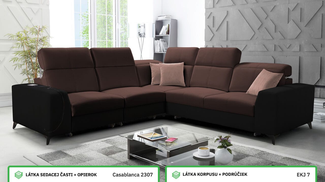 Rohová sedačka BELUTI III MIX Farebné prevedenie