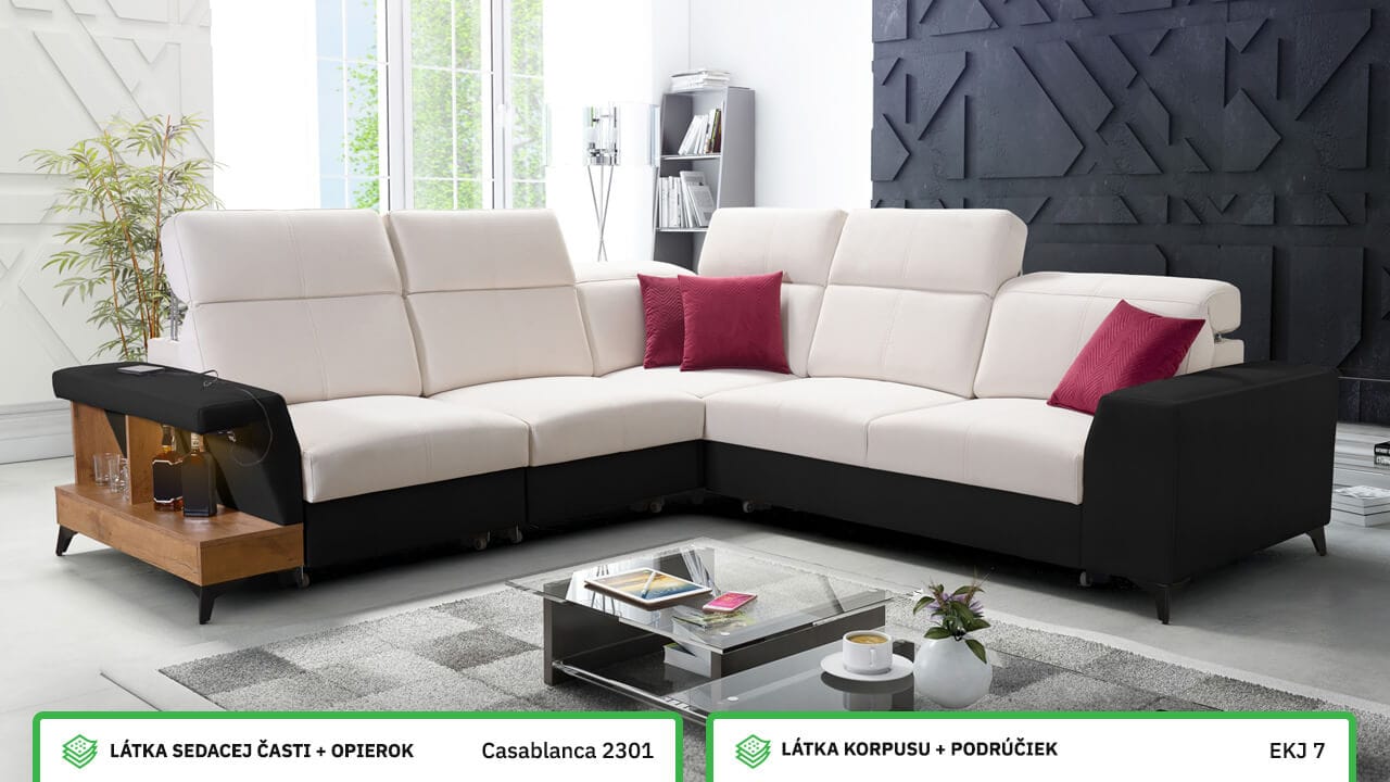 Rohová sedačka BELUTI III Farebné prevedenie