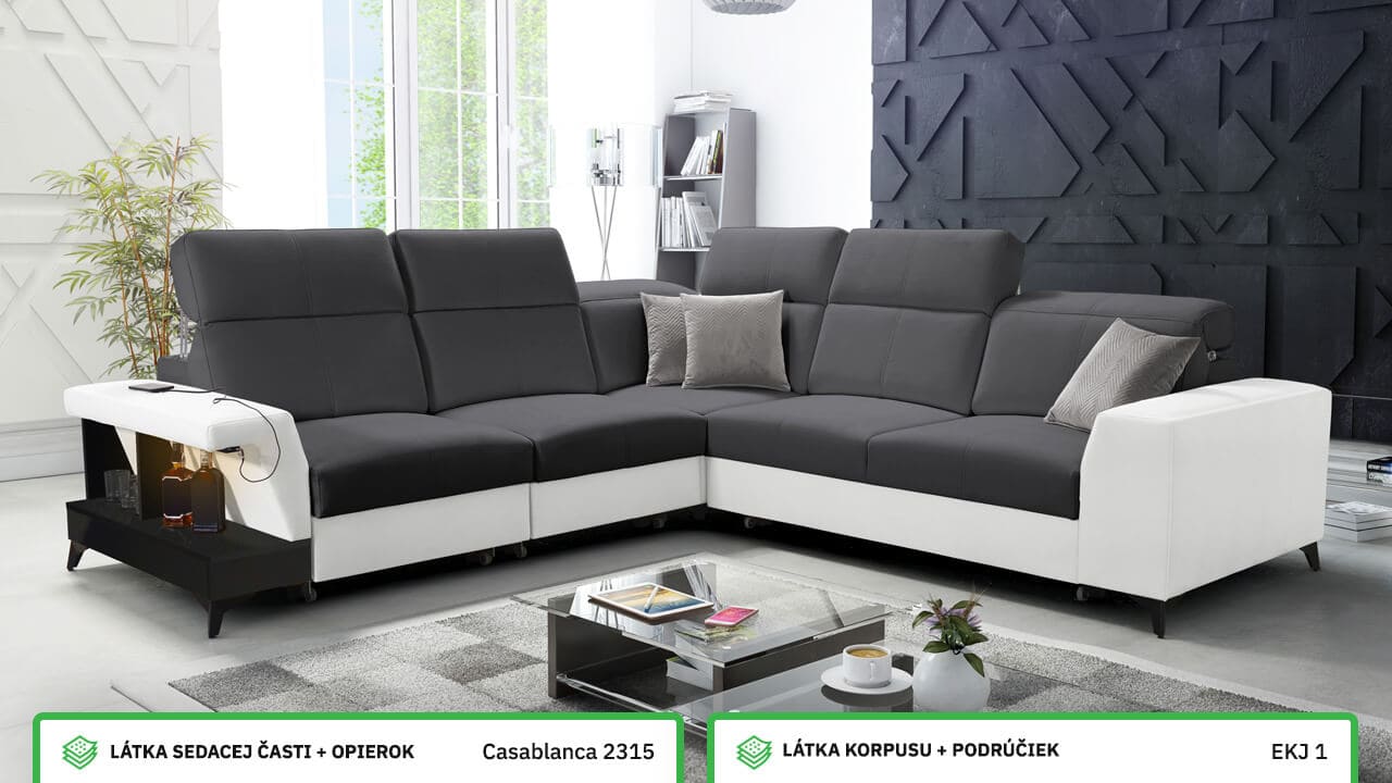 Rohová sedačka BELUTI III Farebné prevedenie