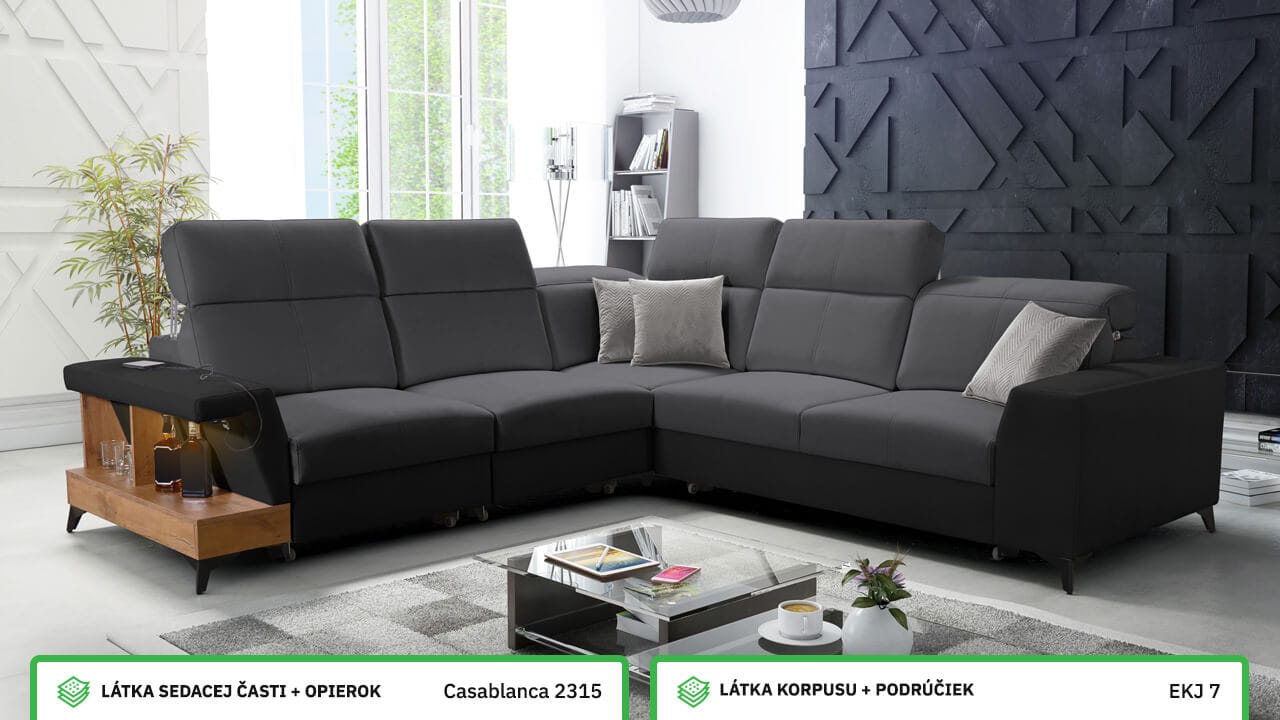 Rohová sedačka BELUTI III Farebné prevedenie