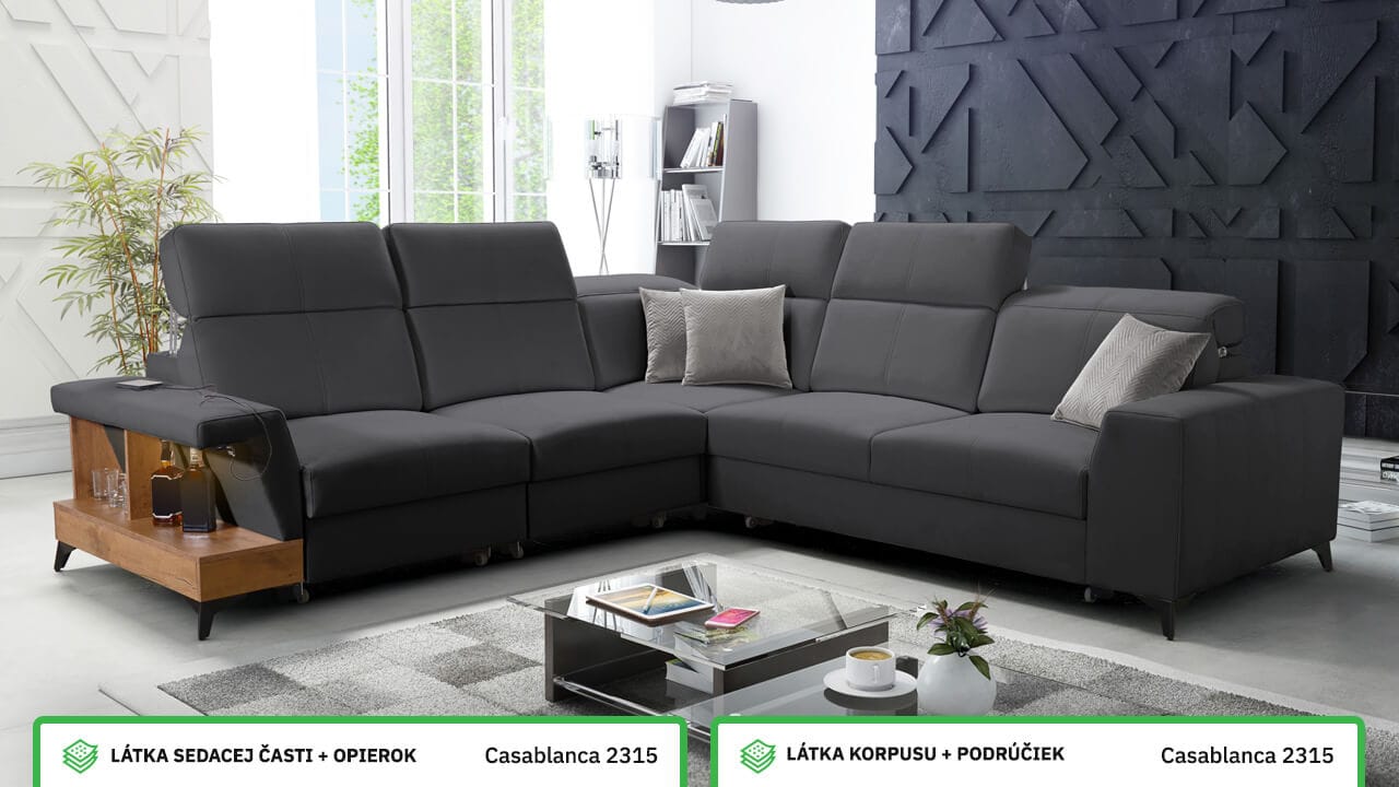 Rohová sedačka BELUTI III Farebné prevedenie