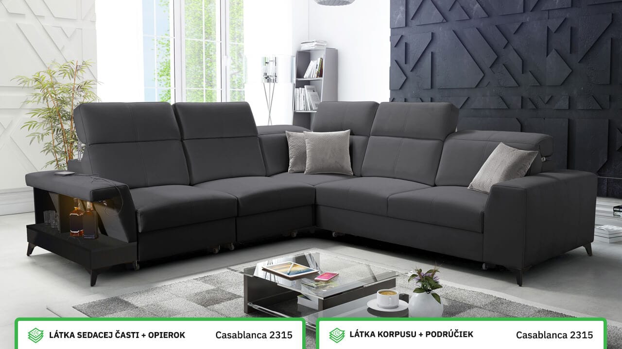 Rohová sedačka BELUTI III Farebné prevedenie