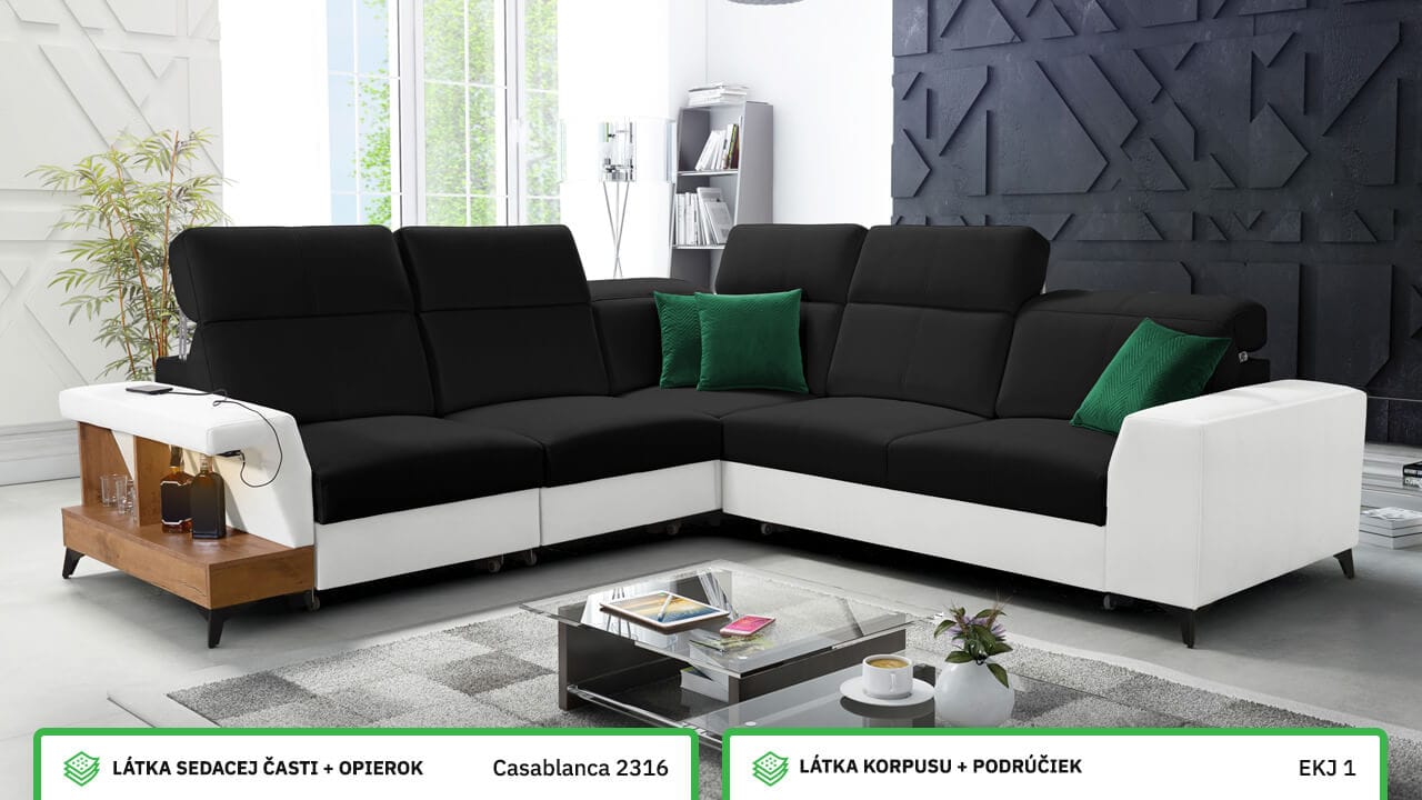 Rohová sedačka BELUTI III Farebné prevedenie