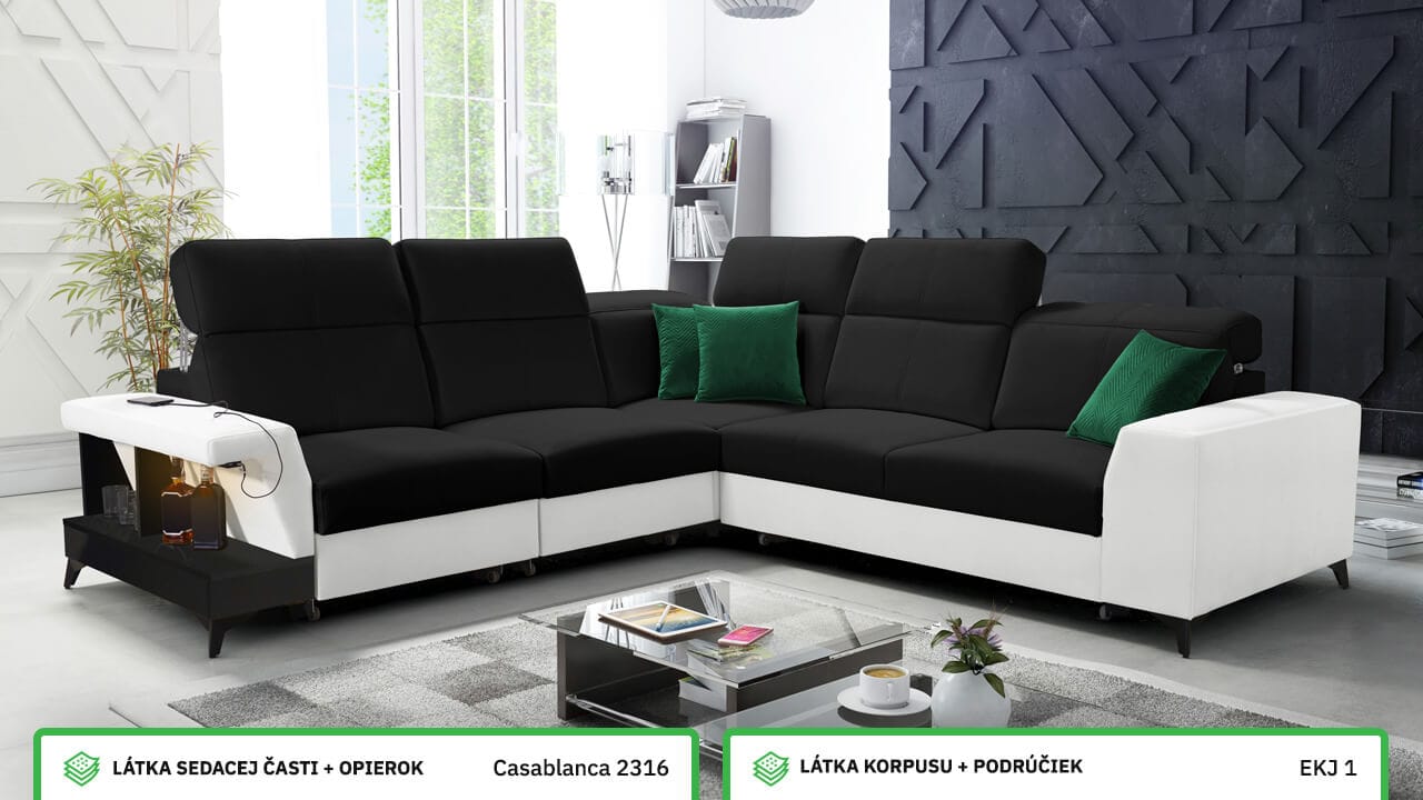 Rohová sedačka BELUTI III Farebné prevedenie