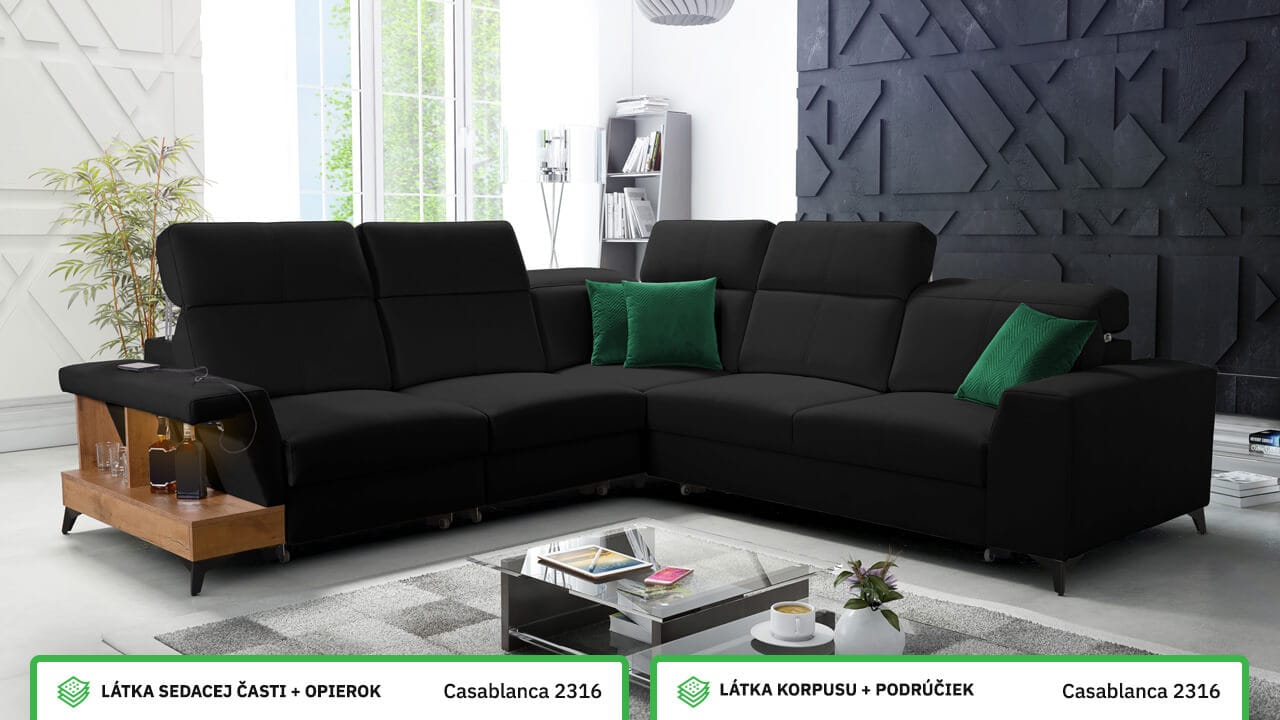 Rohová sedačka BELUTI III Farebné prevedenie