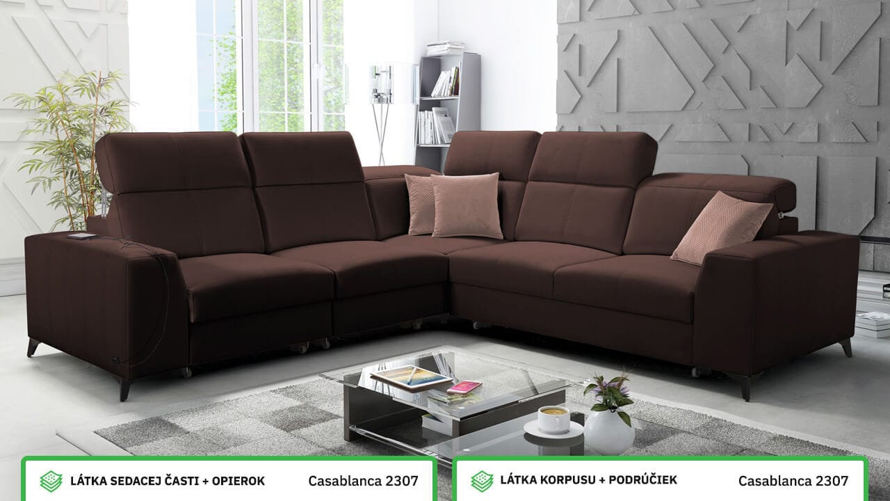 Rohová sedačka BELUTI III MIX Farebné prevedenie