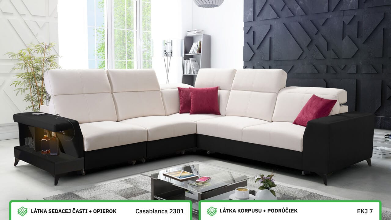 Rohová sedačka BELUTI III Farebné prevedenie