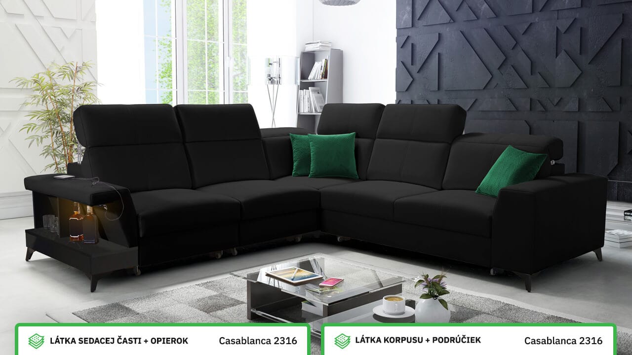 Rohová sedačka BELUTI III Farebné prevedenie