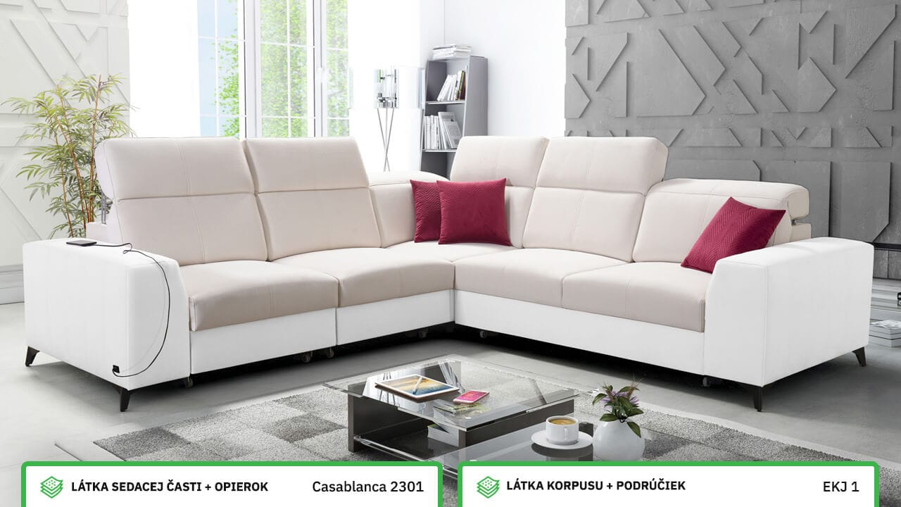 Rohová sedačka BELUTI III MIX Farebné prevedenie