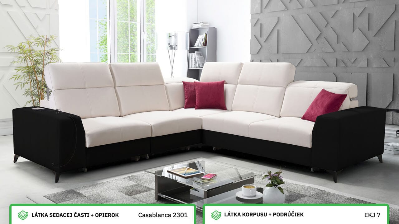 Rohová sedačka BELUTI III MIX Farebné prevedenie