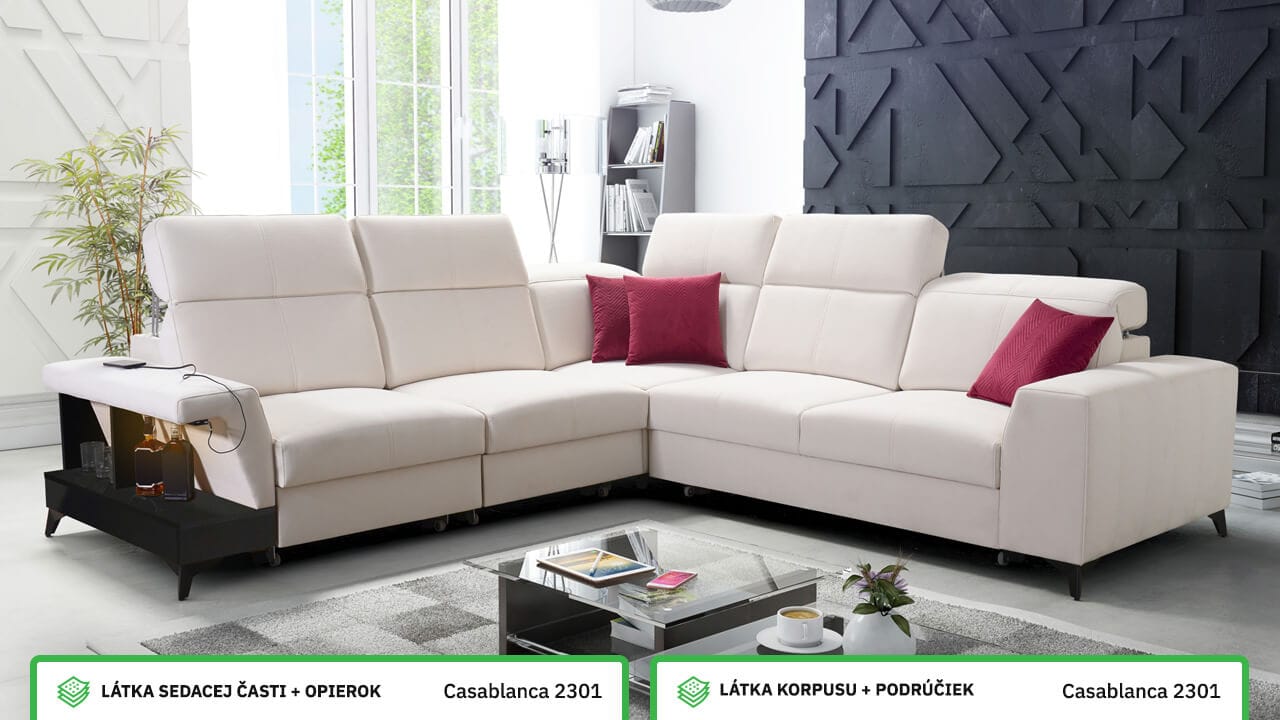 Rohová sedačka BELUTI III Farebné prevedenie