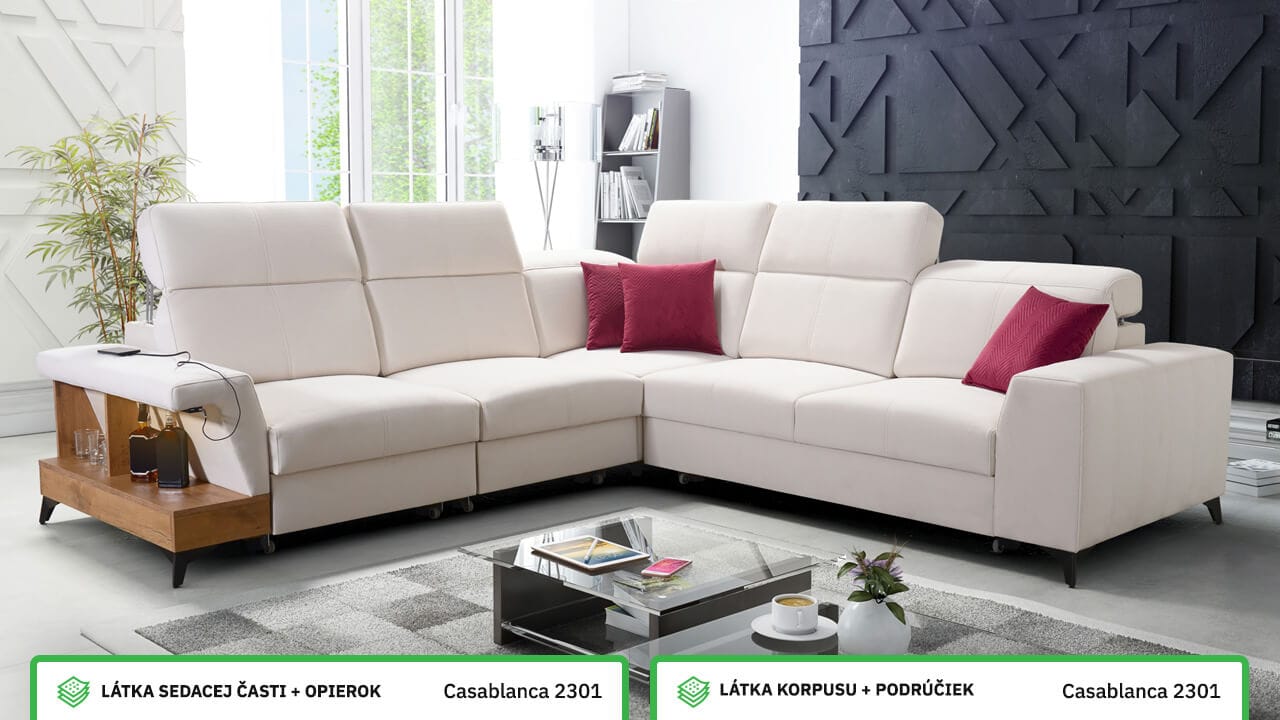 Rohová sedačka BELUTI III Farebné prevedenie