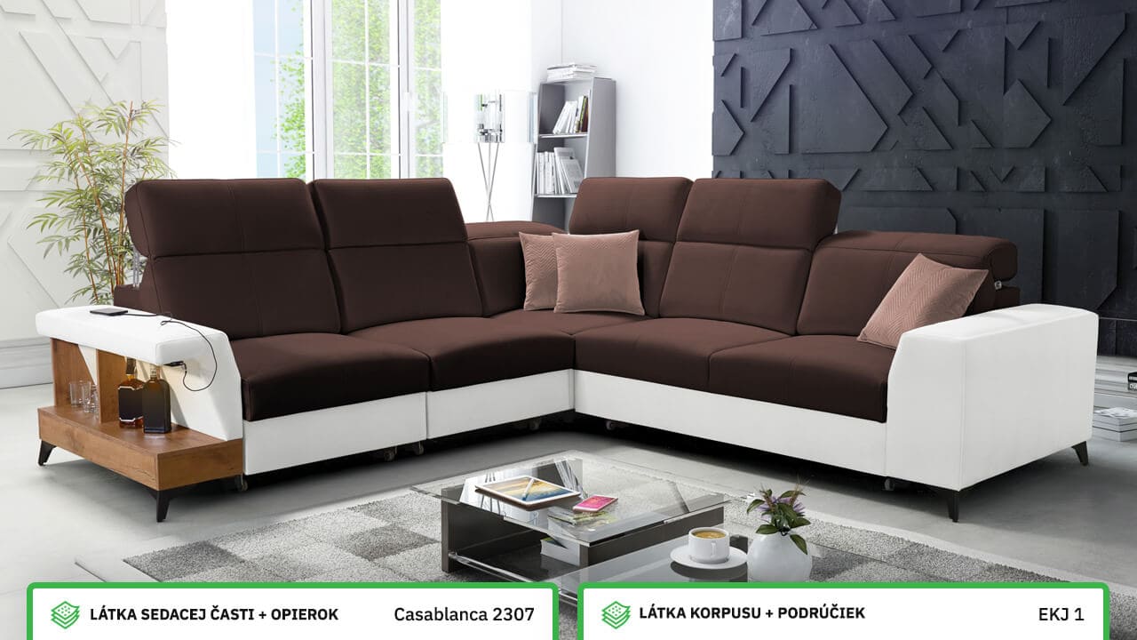 Rohová sedačka BELUTI III Farebné prevedenie